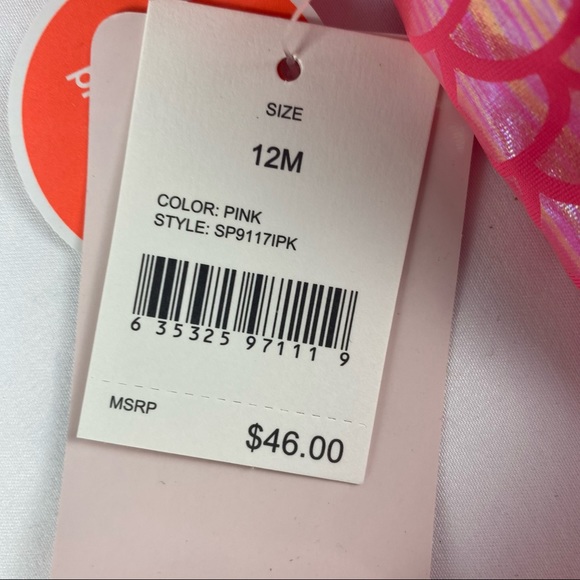 NWT Floatmini Baby Girl's 1 Piece Mermaid Swimsuit, Size 12M - Picture 6 of 6